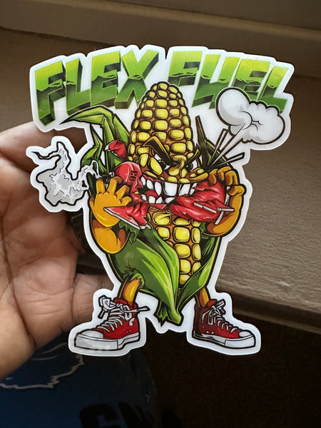 Cornfed Flex Fuel Sticker
