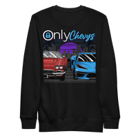 Only Chevys Embroidered Corvette Sweater