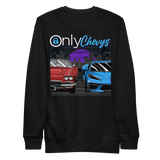 Only Chevys Embroidered Corvette Sweater
